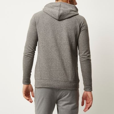 Grey marl hoodie